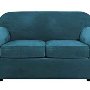 3 piece velvet sofa/couch cover. one base and two cushion covers. fits from 52